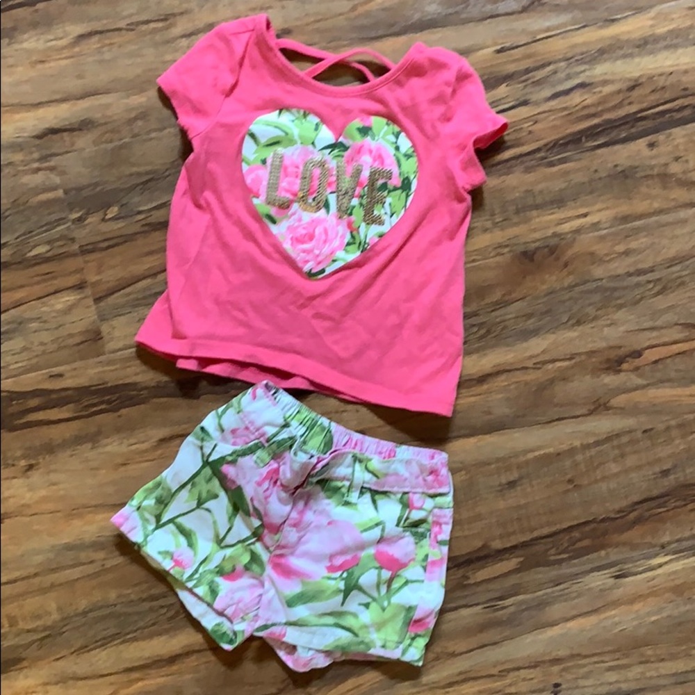 5/$20. Floral Baby outfit
